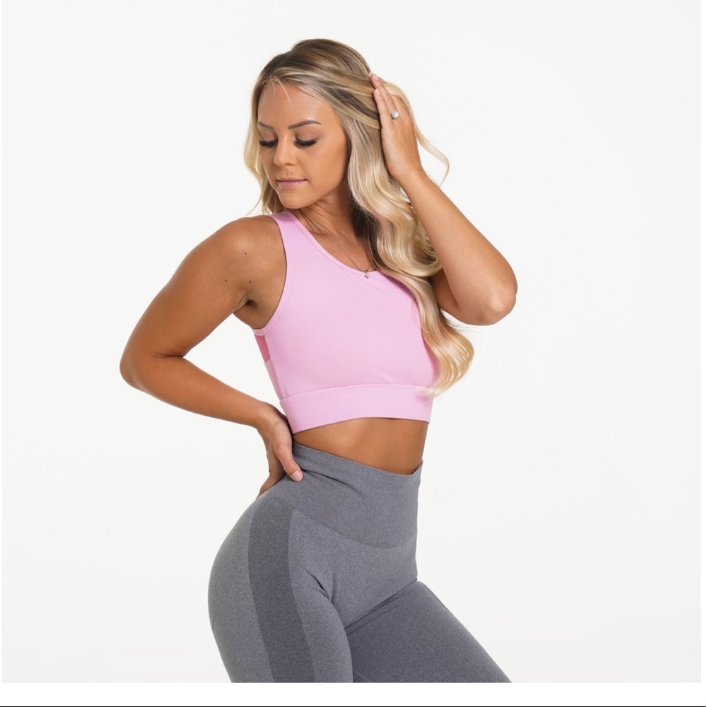 NVGTN Flamingo Lush Mesh Sports Bra